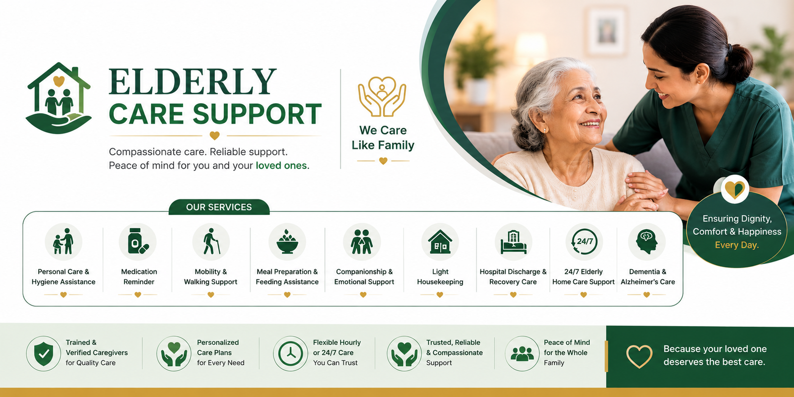 Professional Elderly Care Support Services | Compassionate Senior Home Care